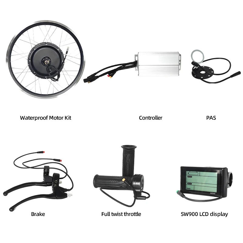 Nieuwe Elektrische Conversie K - 12000W Electric Motorcycle Hub Motor recensie en prijs