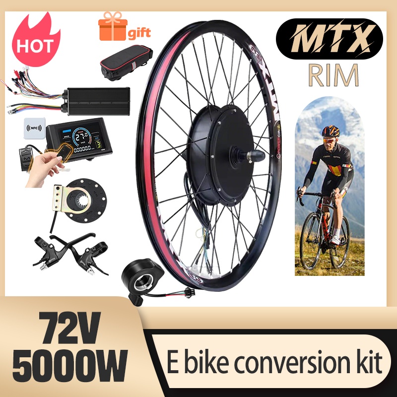 MTX39 E-bike Conversiekit 72V  - 5000W Hub Motor Kit 72V recensie en prijs